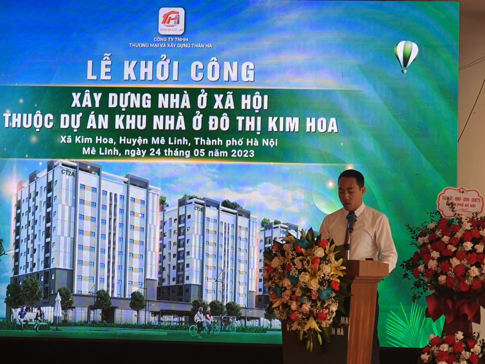 Lễ khởi công nhà ở xã hội kim hoa mê linh