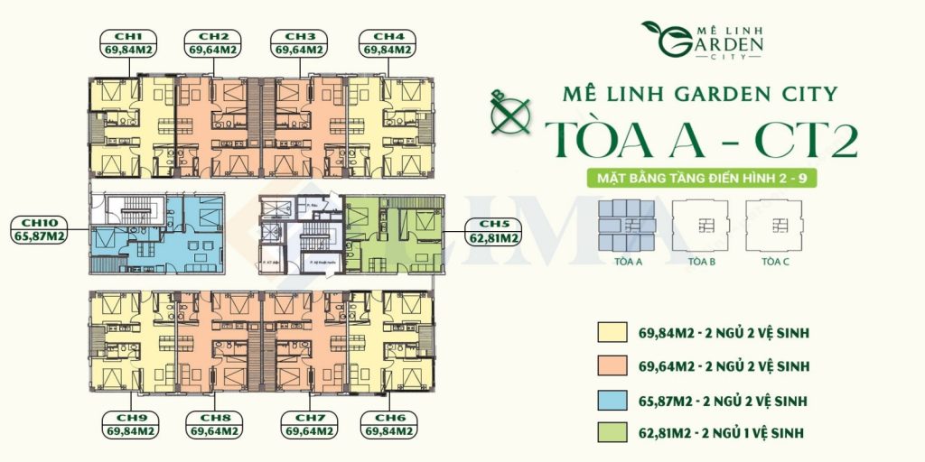 Mạt bằng nhà ở xã hội kim hoa mê linh