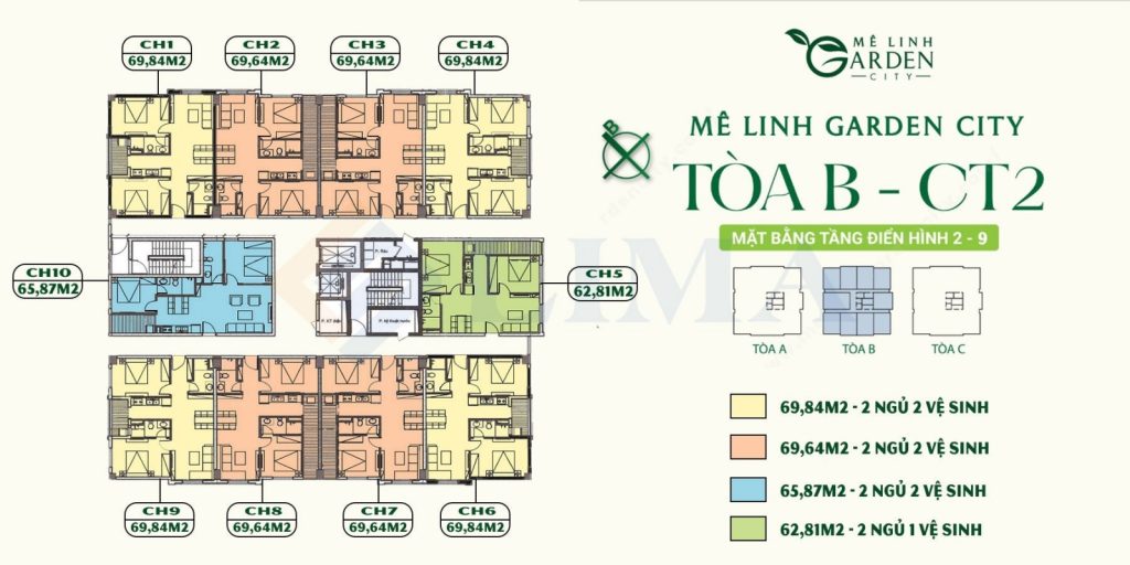 Mạt bằng nhà ở xã hội kim hoa mê linh