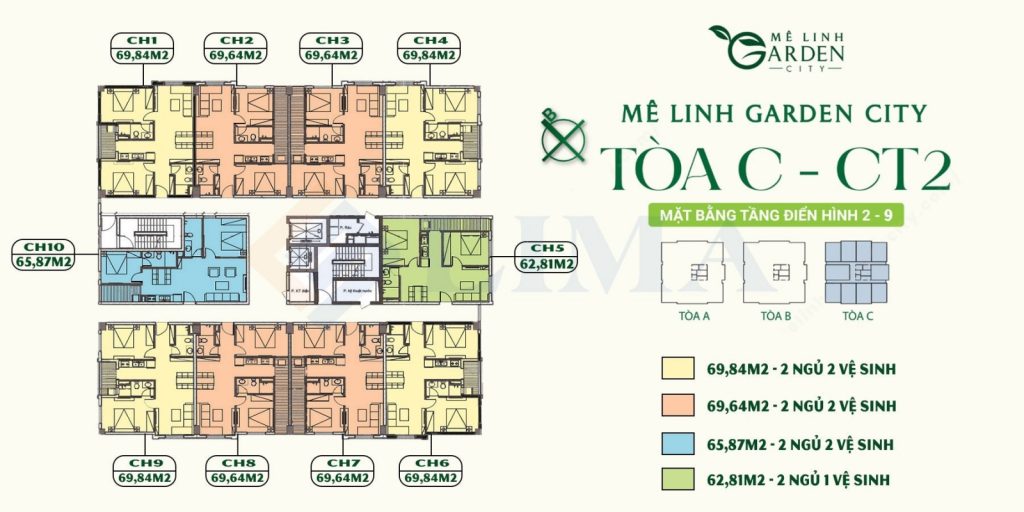 Mạt bằng nhà ở xã hội kim hoa mê linh