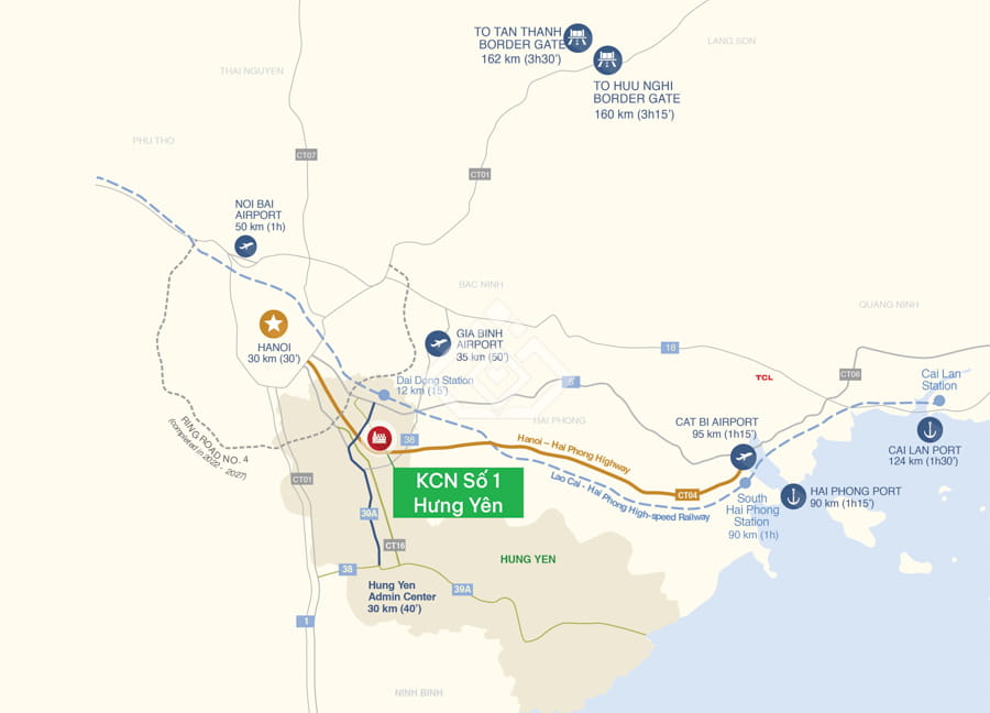 Khu Công nghiệp Số 1 Hưng Yên