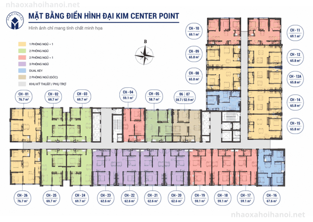 Mặt bằng Hacinco Nguyễn Xiển