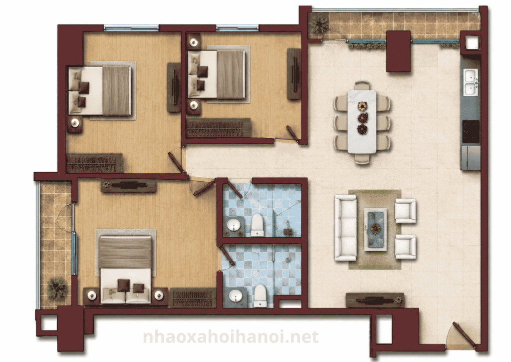 Mặt bằng Hacinco Nguyễn Xiển