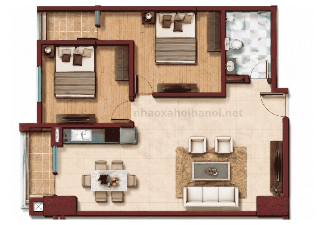 Mặt bằng Hacinco Nguyễn Xiển